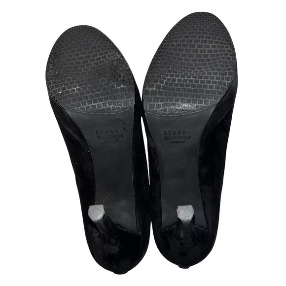 Stuart Weitzman “Greatneck” Platform Pump Black Suede | Size 7.5 - Picture 7 of 11